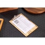 Wood Effect A5 Menu Presentation Clipboard - Image 4
