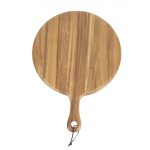 Olympia Acacia Wood Round Pizza Paddle Board 330mm - Image 4