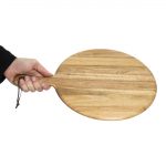 Olympia Acacia Wood Round Pizza Paddle Board 330mm - Image 7