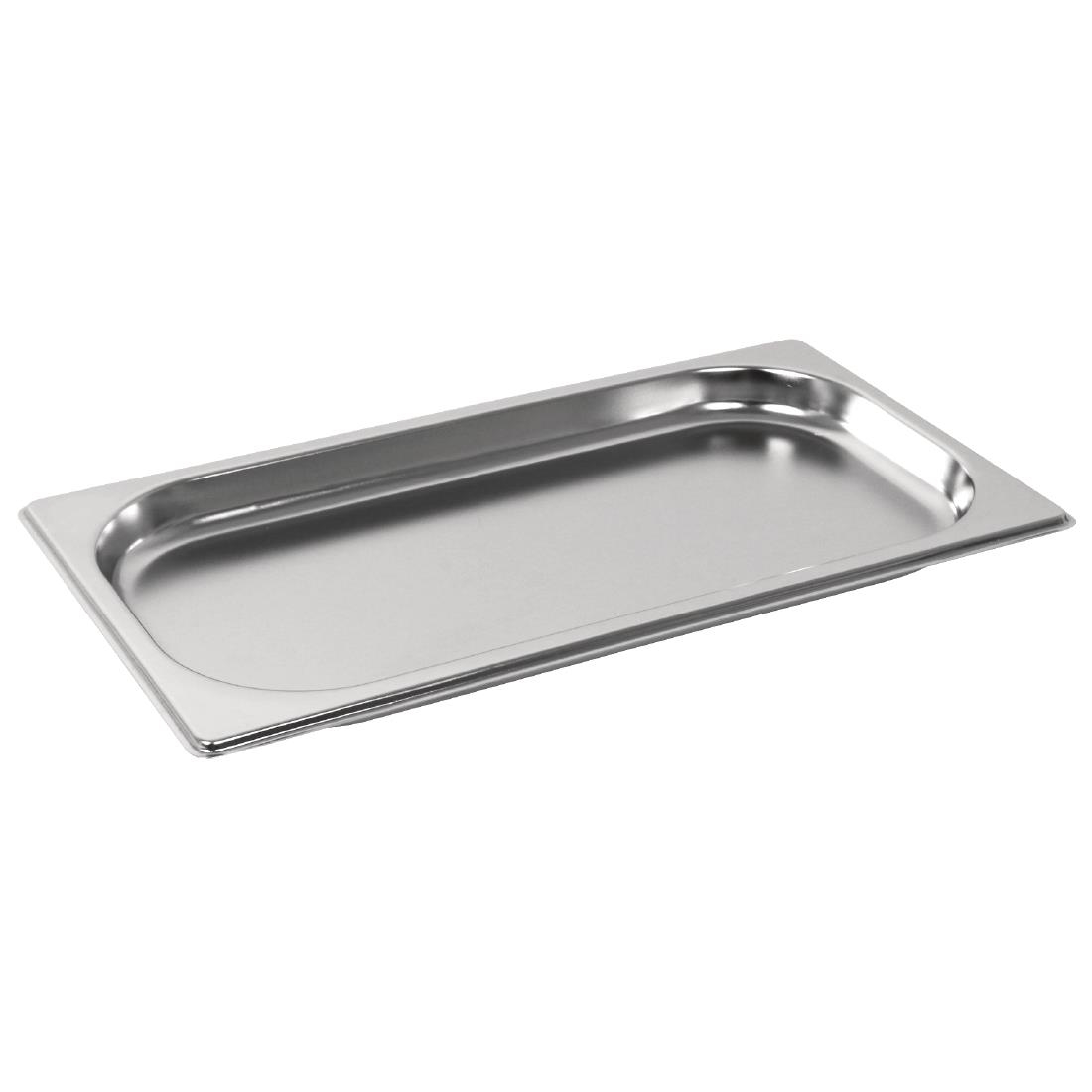 gm310_vogue-gn.jpg Vogue Stainless Steel 1/3 GN Pan 20mm - Image 1