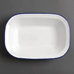 Olympia Enamel Rectangular Dishes 280x190mm (6 Pack) - Image 3