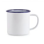 Olympia Enamel Mugs 350ml (6 Pack) - Image 2