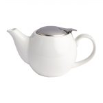 Olympia Cafe Teapot White 510ml - Image 5