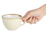 Olympia Kiln Cappuccino Cups Sandstone 340ml (6 Pack) - Image 4