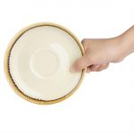 Olympia Kiln Cappuccino Saucer Sandstone 160mm (Pack of 6) - Image 5