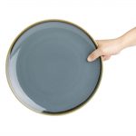 Olympia Kiln Plates Ocean 280mm (4 Pack) - Image 6