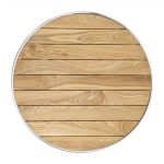 Bolero Ash Round Poseur Height Table 600mm - Image 3