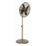 Status 16" Oscillating Antique Brass Stand Fan - Image 4