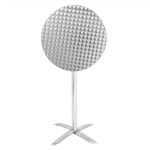 Bolero Round Flip Top Poseur Table Stainless Steel 600mm - Image 6