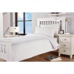 Essentials Spectrum Duvet Cover White Single