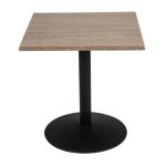 Bolero Pre-Drilled Square Table Top Wenge Grain 700mm - Image 6