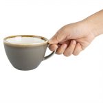 Olympia Kiln Cappuccino Cups Smoke 340ml (6 Pack) - Image 5