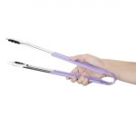 Hygiplas Colour Coded Serving Tong Purple - 405mm - Image 2