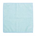 Jantex Microfibre Cloths Blue 400x400mm (5 Pack)