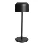 Olympia Siena Table Lamp Round Dome Black 300mm