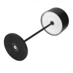 Olympia Siena Table Lamp Round Dome Black 300mm - Image 3