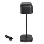 Olympia Lucca Table Lamp Squared Dome Black 300mm - Image 2