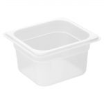 Nisbets Essentials Polypropylene 1/6 Gastronorm Container 100mm