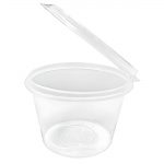 Fiesta Recyclable Portion Pots with Lids 100ml (50 Pack) - Image 2