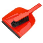 Jantex Dustpan & Brush Set - Red