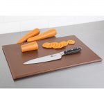 Hygiplas High Density Brown Chopping Board 450x300x12mm - Image 3