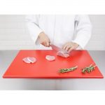 Hygiplas High Density Red Chopping Board Large 600x450x12mm - Image 5