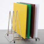 Hygiplas Triangle Chopping Board Rack 6 Slots - Image 4