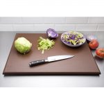 Hygiplas Thick High Density Brown Chopping Board Large 600x450x25mm - Image 7