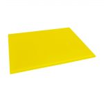 Hygiplas Thick High Density Yellow Chopping Board Large 600x450x25mm - Image 3