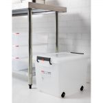 Araven Mobile Food Storage Bin with Lid - Image 7