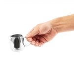 Olympia Cosmos Milk Jug Stainless Steel 145ml - Image 4