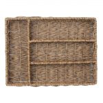 Olympia Polywicker Cutlery Organiser Dark Brown 340x250mm - Image 3