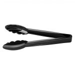 Nisbets Essentials 9" Polycarbonate Tongs Black (6 Pack) - Image 3