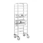 Nisbets Essentials Gastronorm Racking Trolley 10 Level - Image 3