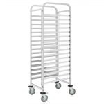 Vogue 16 Patisserie Tray Racking Trolley