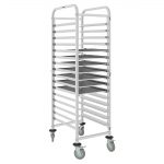 Vogue 16 Patisserie Tray Racking Trolley - Image 3