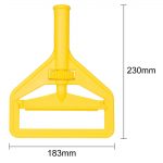 Jantex Connect Wide Kentucky Mop Head Clip Yellow - Image 5