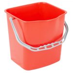 Jantex Mop Bucket & Wringer Set for Cleaning Trolley 2x 12Ltr - Image 4