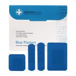 Dependaplast Blue Food Area Plasters Assorted Sizes ( 100 Pack)