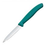 Victorinox Swiss Classic Paring Knife Straight Pointed Tip Green 8cm