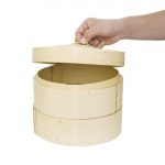 Vogue Bamboo Food Steamer 203mm - Image 2