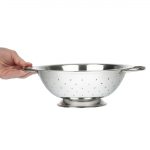 Vogue Stainless Steel Colander 11.5" - Image 5
