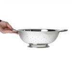 Vogue Stainless Steel Colander 12" - Image 5