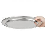 Olympia Stainless Steel Oval Serving Tray 300mm - Image 4