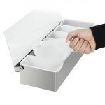 Olympia 6 Compartment Condiment Holder Stainless Steel - Image 5