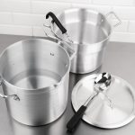 Vogue Aluminium Double Boiler Pan with Lid 28cm - Image 3
