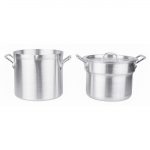 Vogue Aluminium Double Boiler Pan with Lid 28cm - Image 6