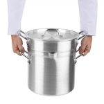 Vogue Aluminium Double Boiler Pan with Lid 28cm - Image 11