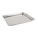 Vogue Stainless Steel 2/1 Gastronorm Tray 40mm