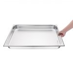 Vogue Stainless Steel 2/1 Gastronorm Tray 65mm - Image 6